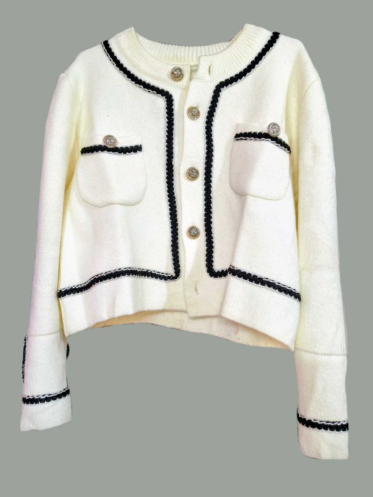 White Cardigan