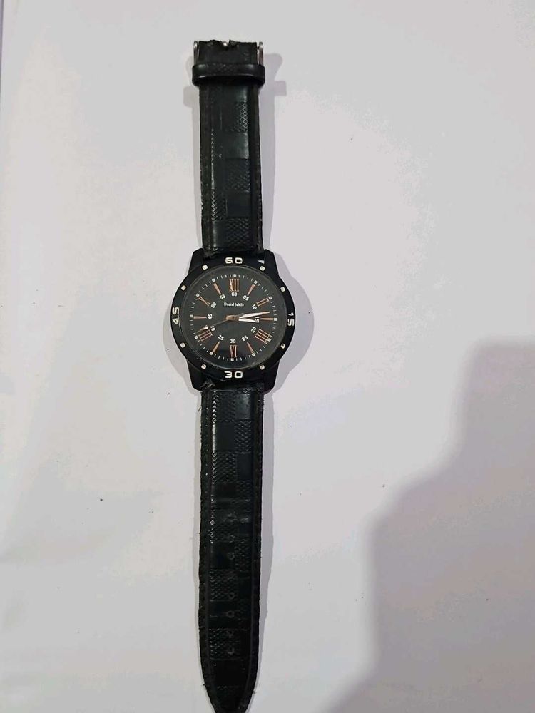 Classic Black Wristwatch