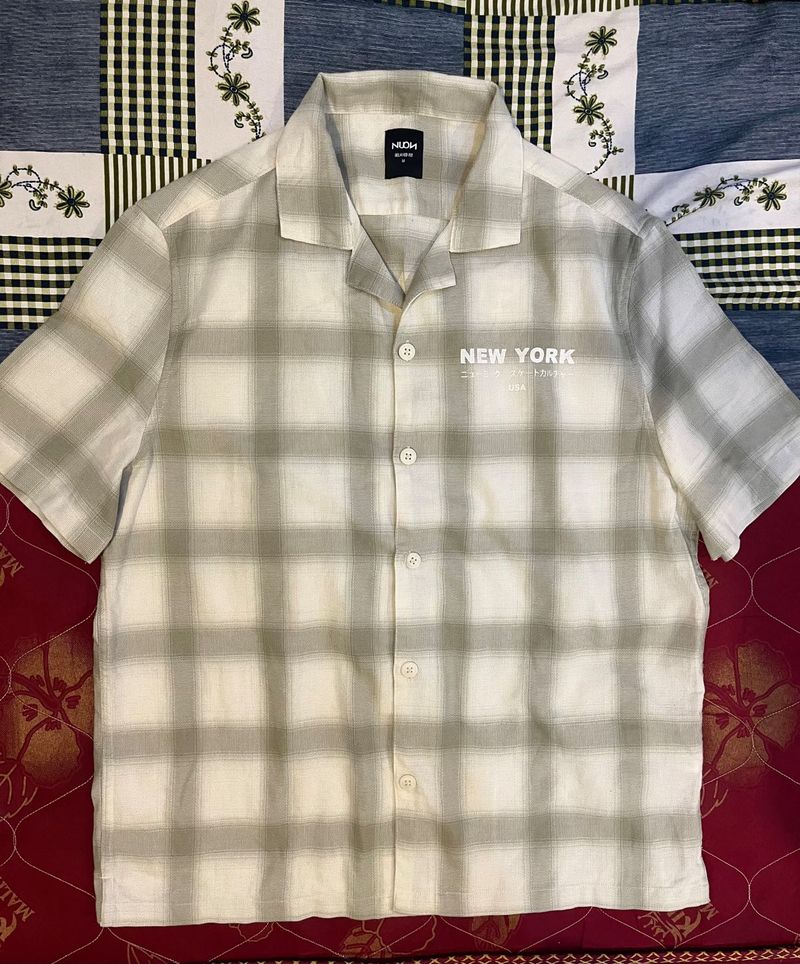 Checkered &#39;New York&#39; Shirt