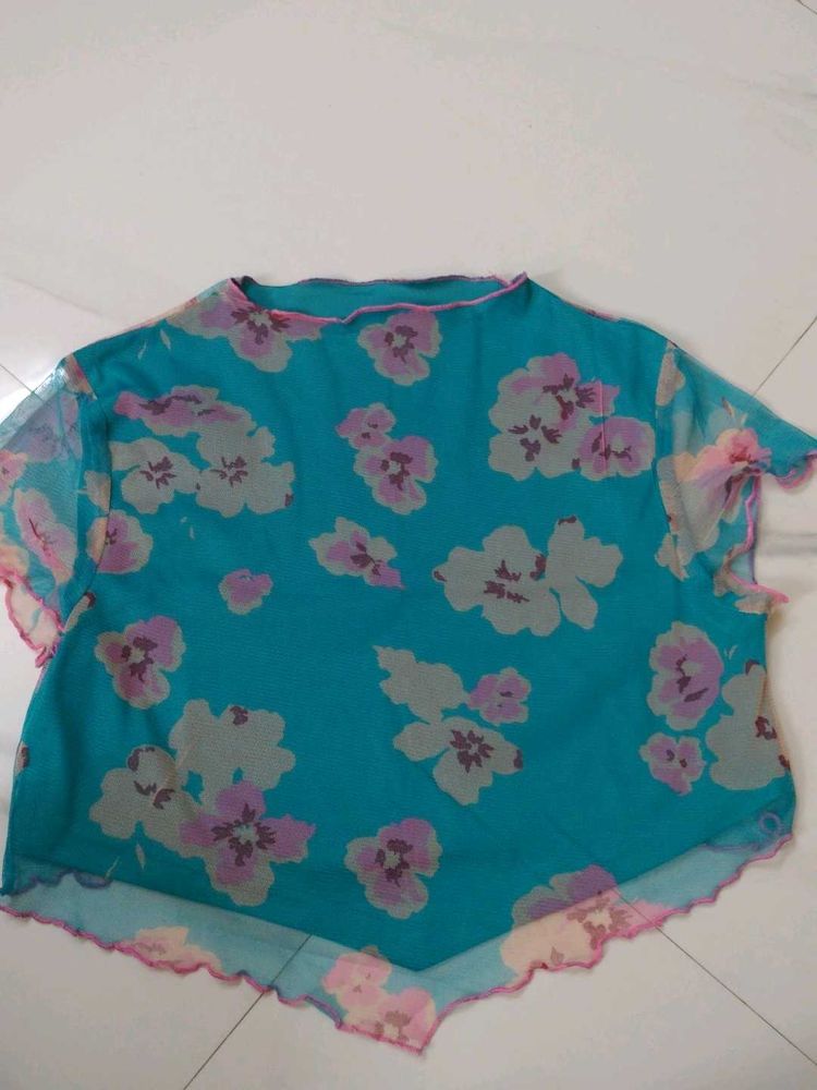 Floral Sheer Top