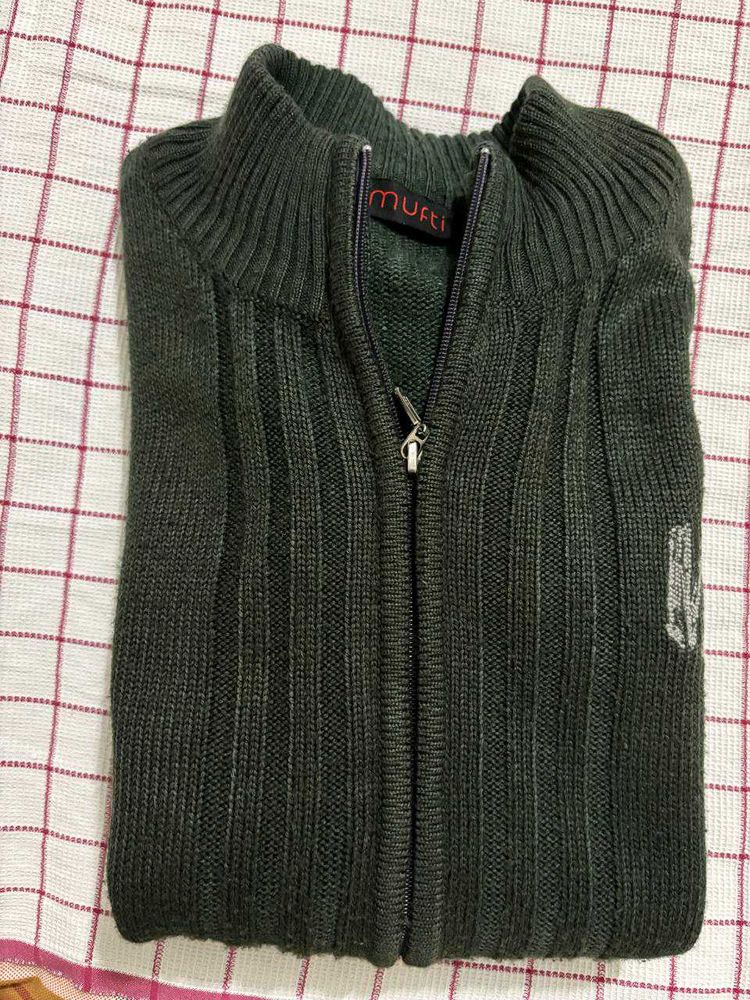 Men Zip Sweater