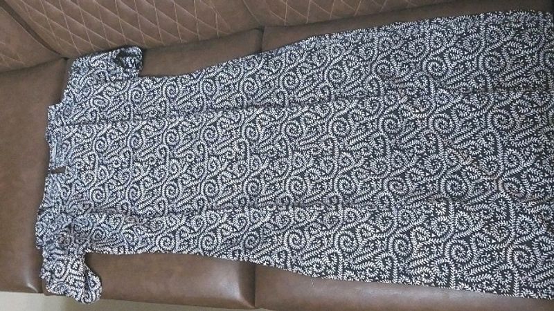 Black And White Kurta