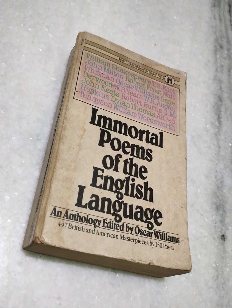 Immortal poems of the English language ✨