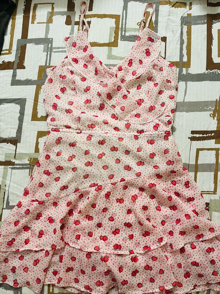 Cute Strawberry Romper