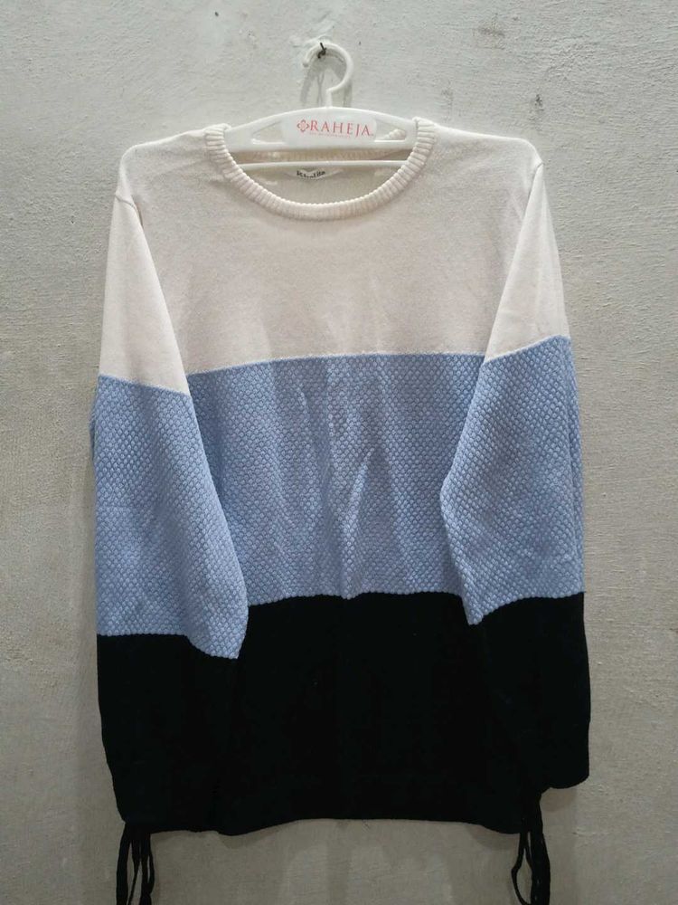 Color Block Knit Sweater