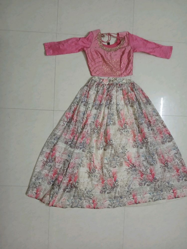 Floral Lehenga Choli Set