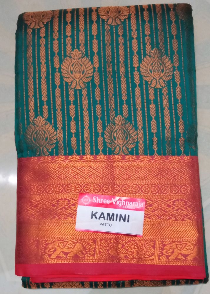 A New Brand Copper Silk  Saree 3