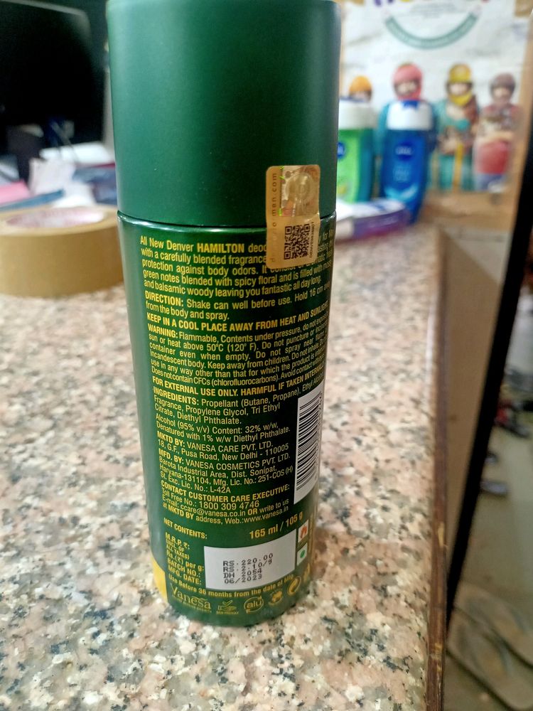 Venesa Denver Deo Hamilton 165 Ml And 220 MRP unlimited Stock