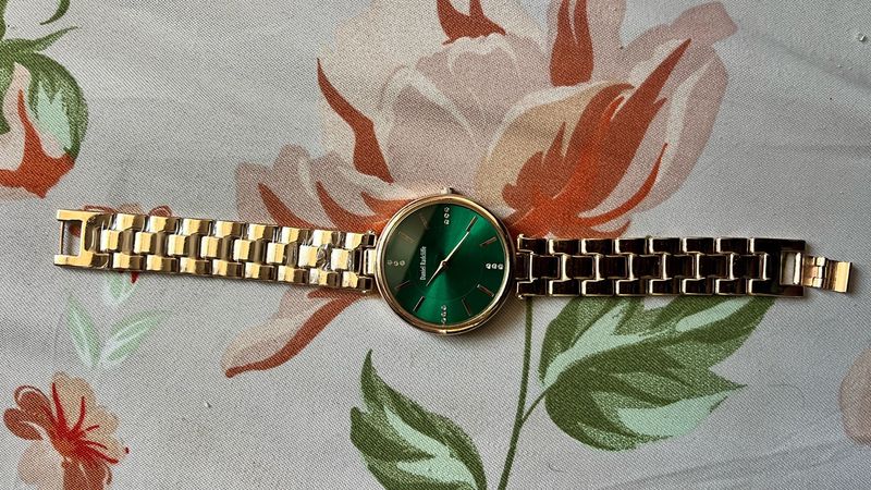 Geneva Watch - Green &amp; Gold