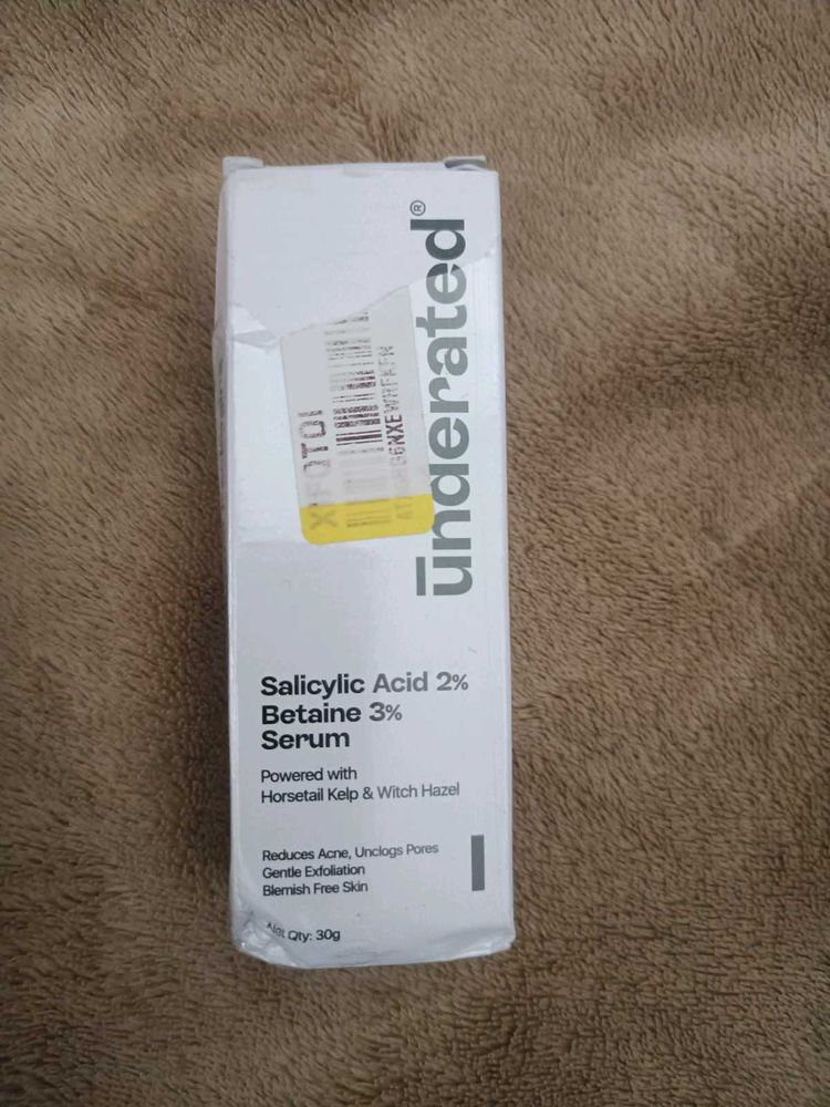 underated face serum salicylic acid