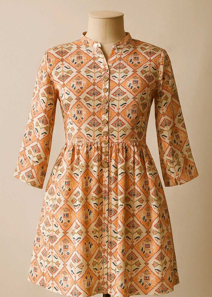 Jaipuri Design Pure Cotton Tunic/Short Kurta