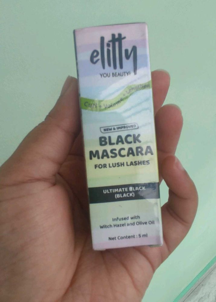 Elitty black mascara (Sealed, Unused)