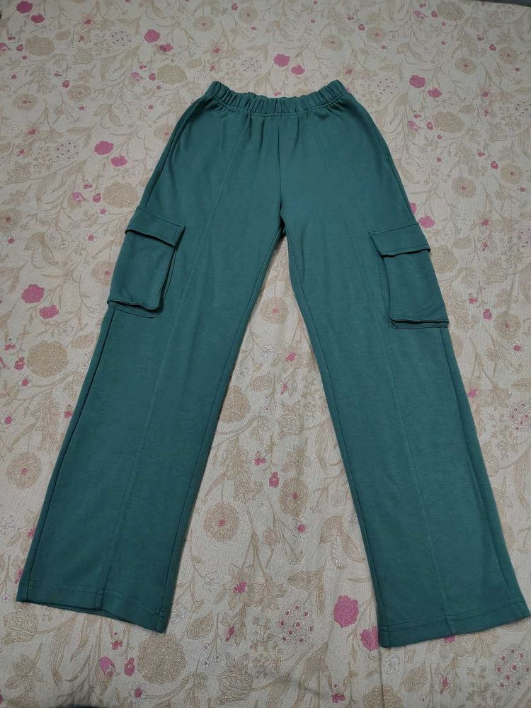 Green trouser pants