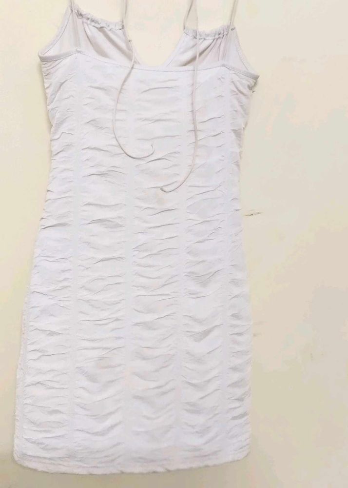 White Bodycon Mini Dress