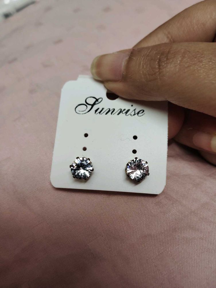 Sparkling Stud Earrings