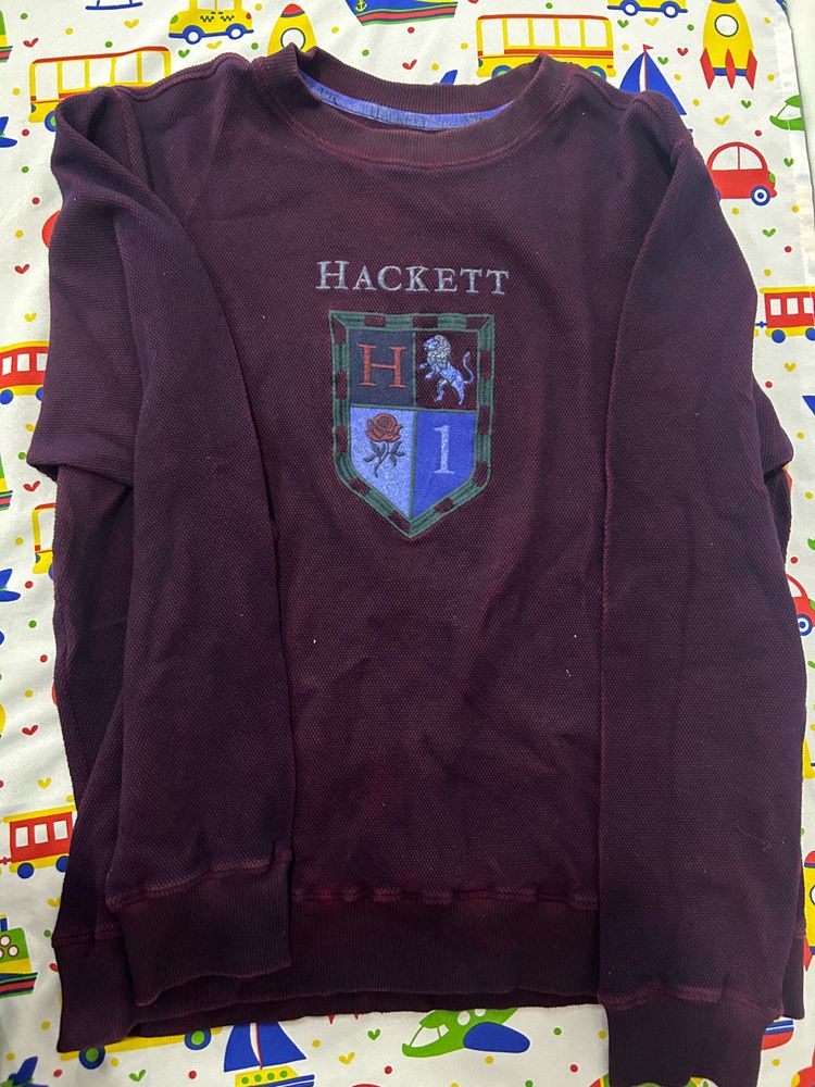 Hackett Burgundy Crewneck Sweatshirt