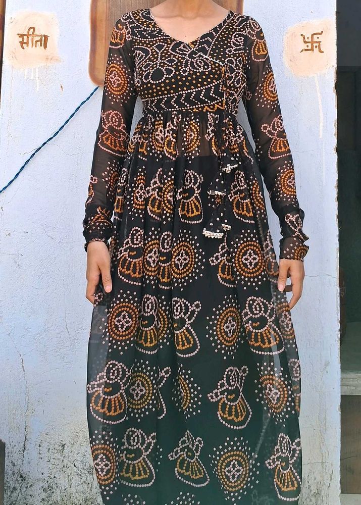 Bandhani Print Kurta