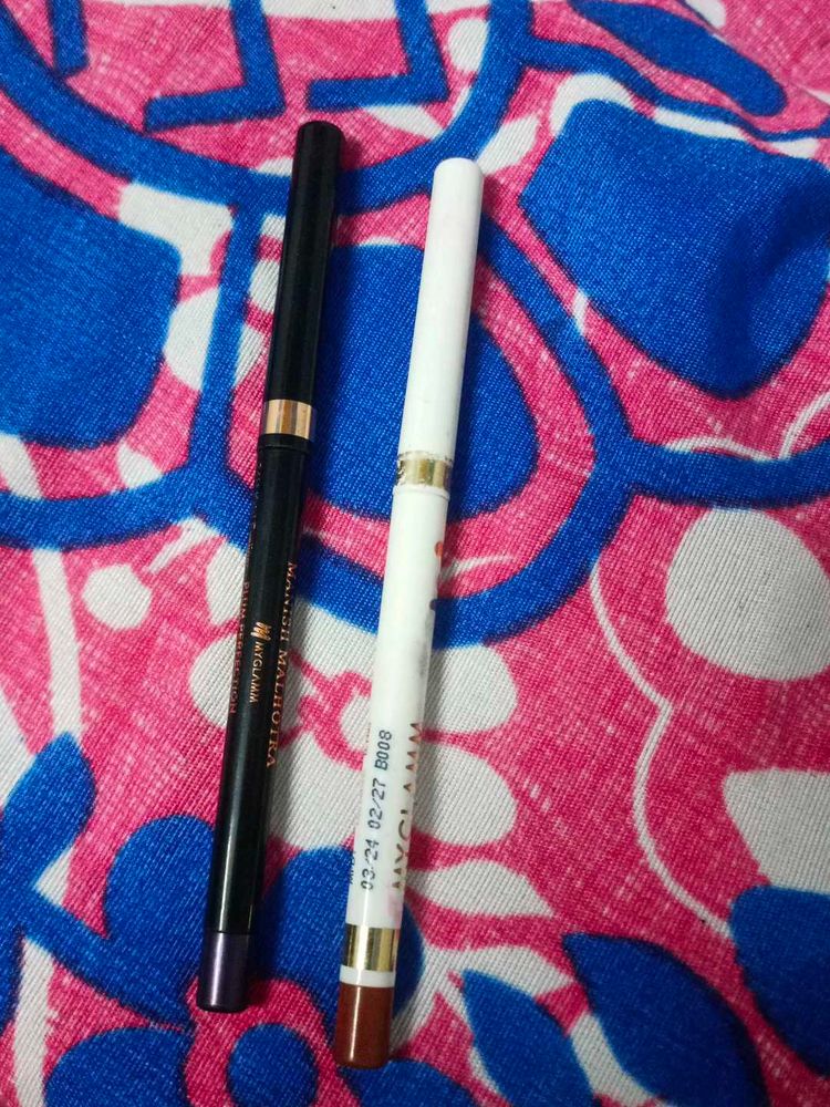 Manish Malhotra Kajal Eyeliner And Myglamm Lipline