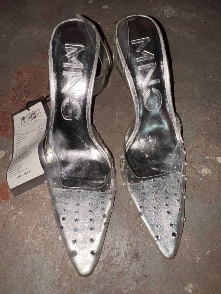 OG Mango Clear Heels