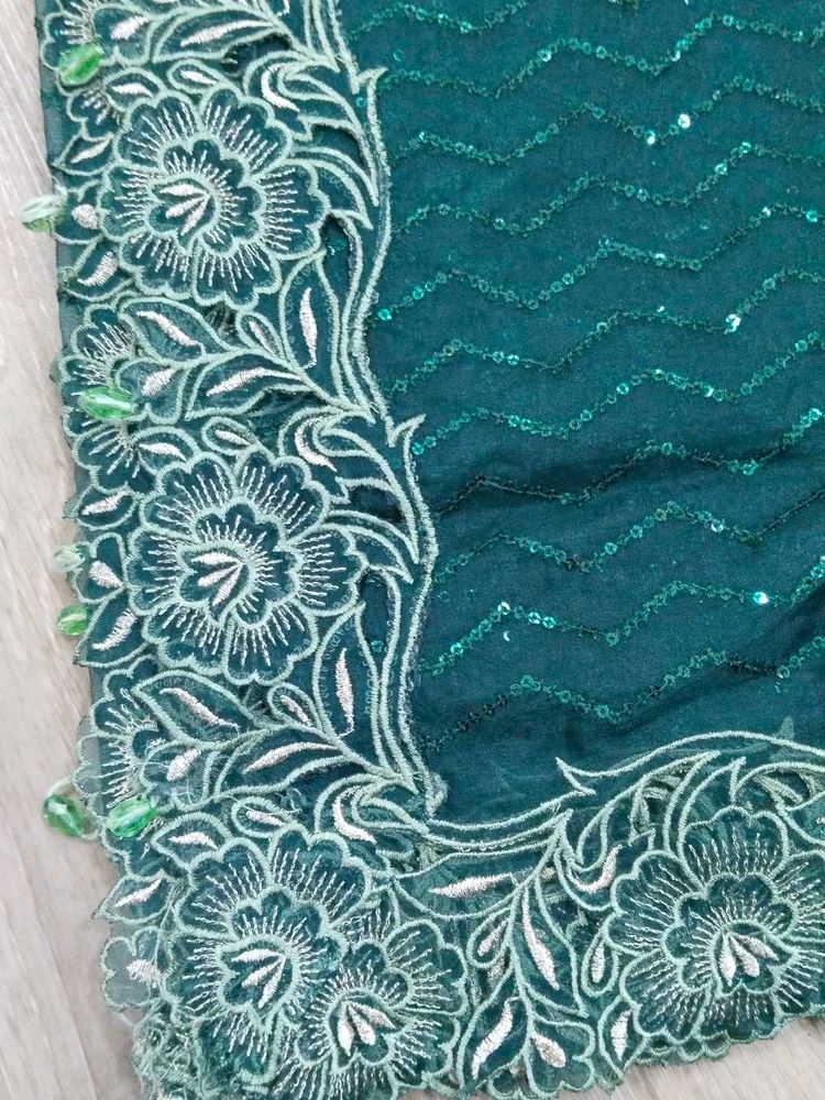 Organza Dupatta For Side