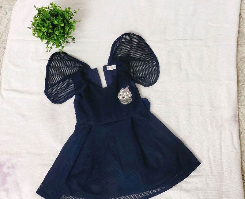pepper mint navy colour frokk