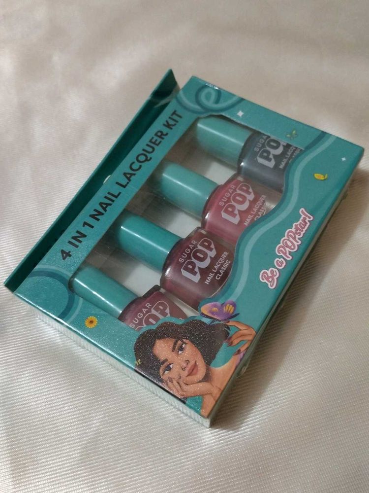Sugar Pop 4-in-1 Nail Polish Set