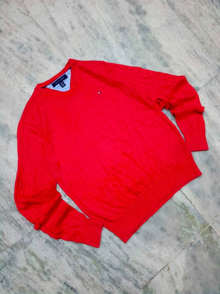 Tommy Hilfiger Red Sweater
