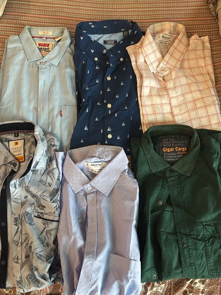 XL Men&#39;s Shirts any Set