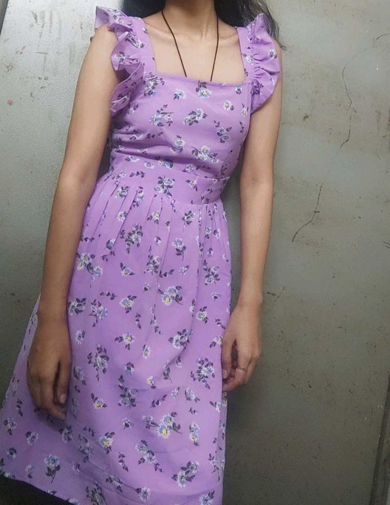 Floral Lavender Dress