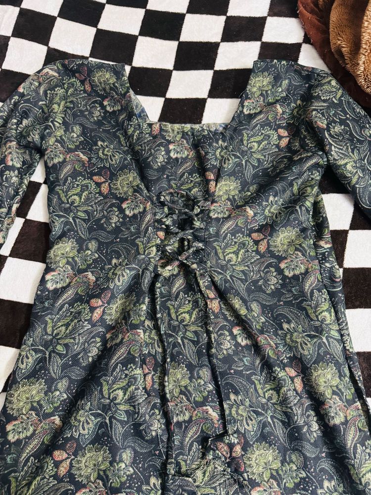 Floral Print short kurti