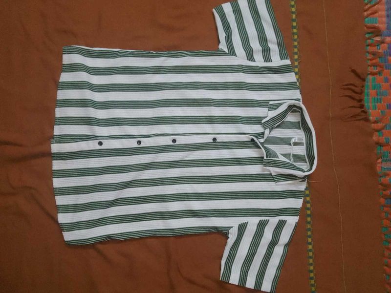 Striped Green Shirt
