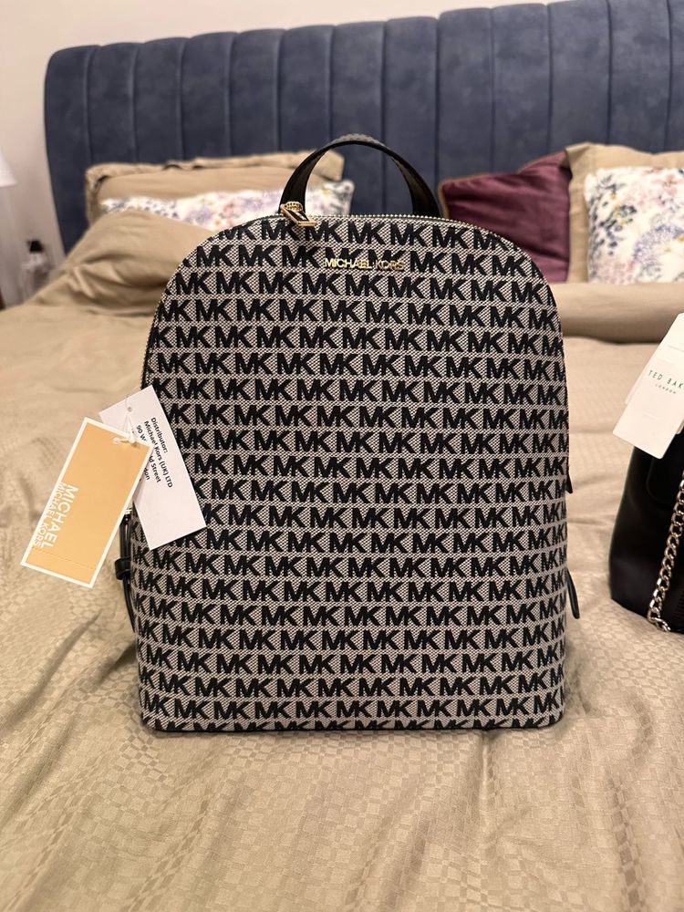 Michael Kors’ Cindy Large MK Logo backpack