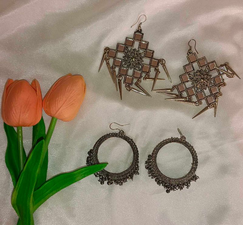 Statement Earrings - Two Unique Pairs