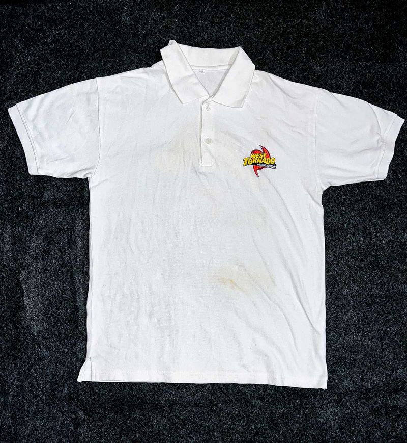 WHITE BACK PRINT T-SHIRT
