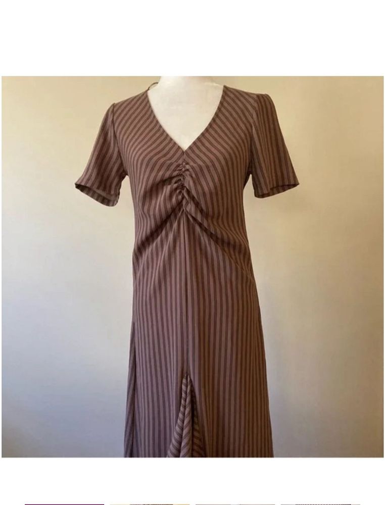Zara Ruffled Ruched Dress