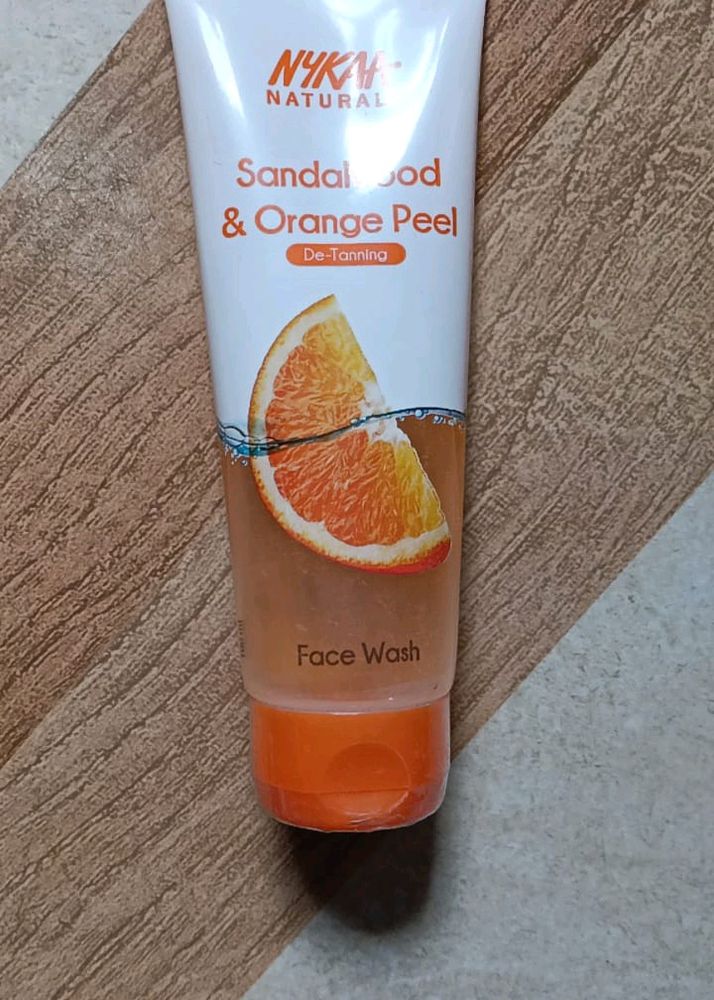 Nykaa Sandalwood And Orangepeel Facewash ♥️🥰😍