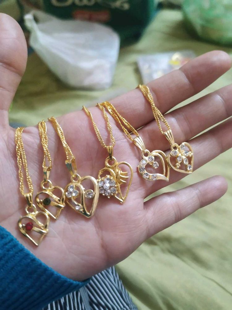 Beautiful Different Pendants With Chain ⛓️