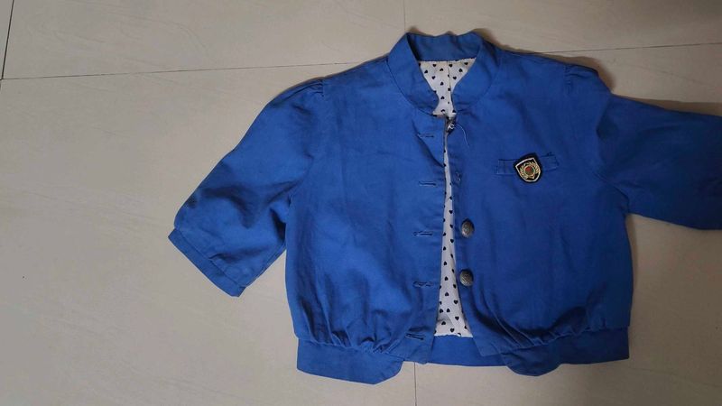 Women Printed Shrug/ Overcoat