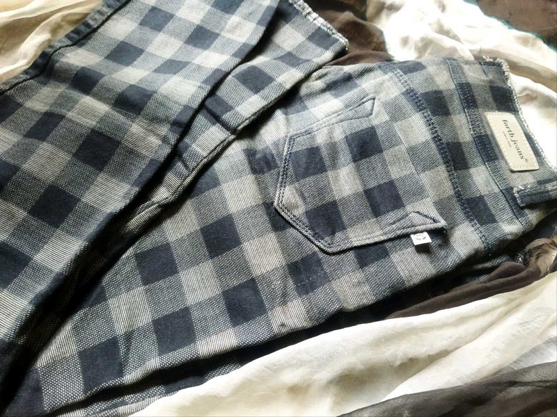 Checked Forth Jeans