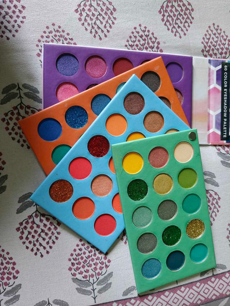 60 Color Eyeshadow Palettes