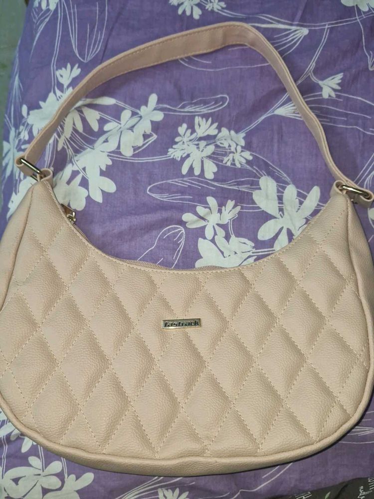 Fastrack Quilted Pink Shoulder Bag
