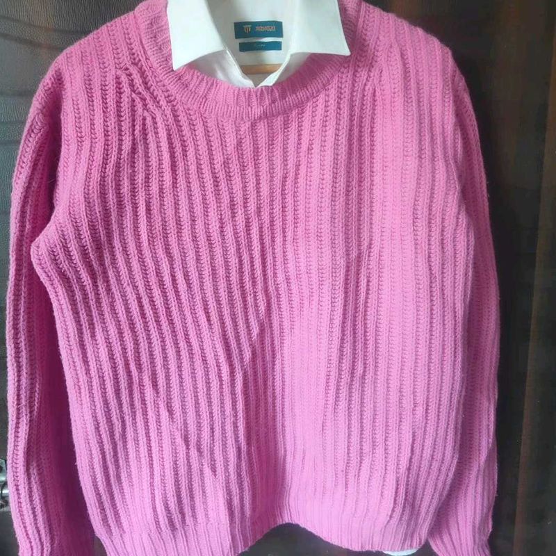 Pink Knit Sweater