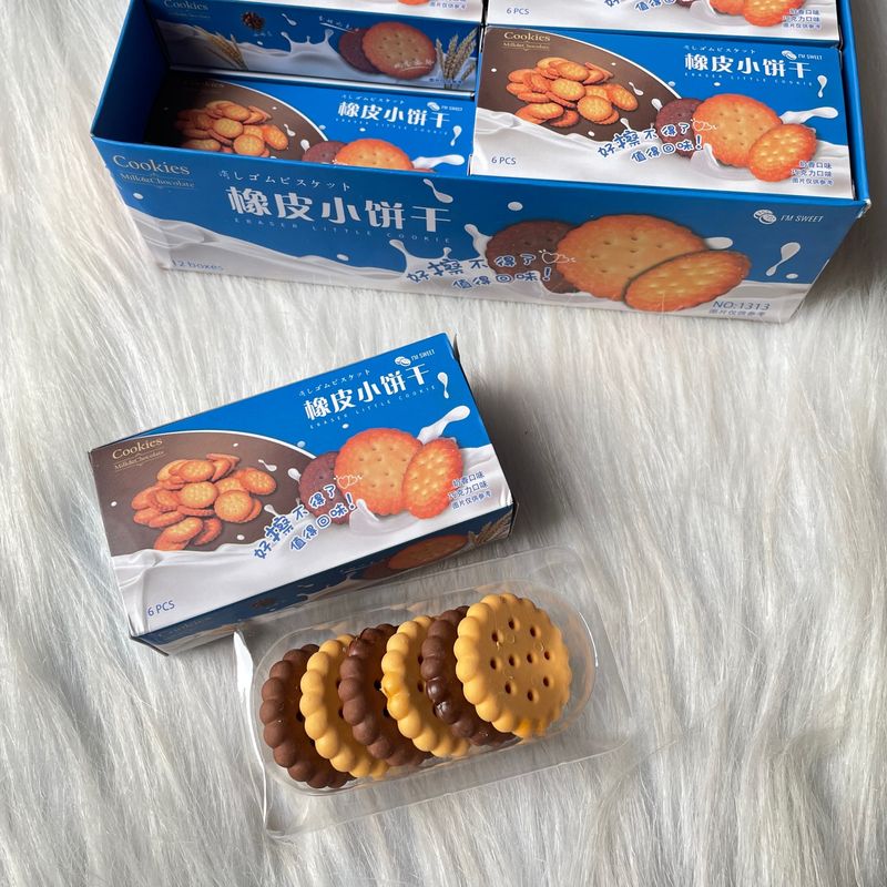 fixed price strictly no coin and swap comments on this will b ignored box of 6 best quality cookie erases for 79 each box ❤️