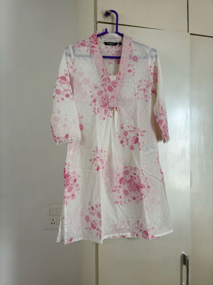 Floral Print Kurti Size S