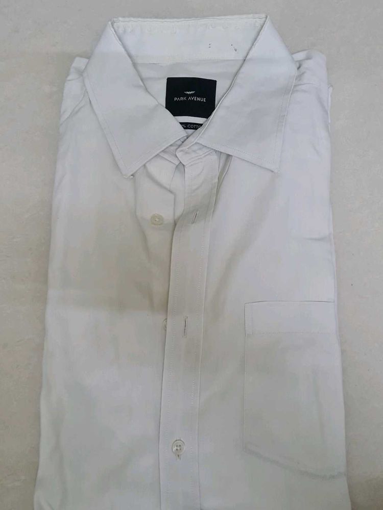 Park Avenue Men&#39;s Formal White Shirt