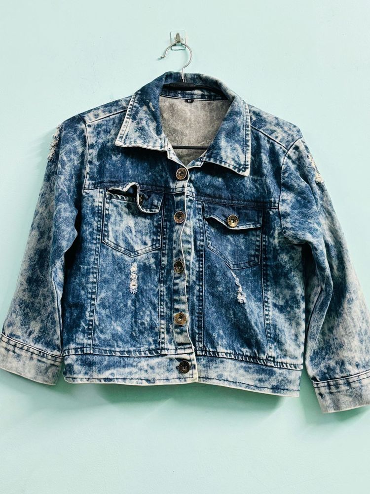 Crop Denim Jacket (rugged)