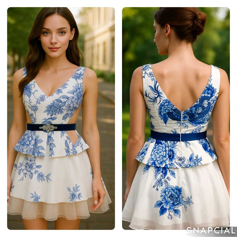 Floral Print Mini Dress