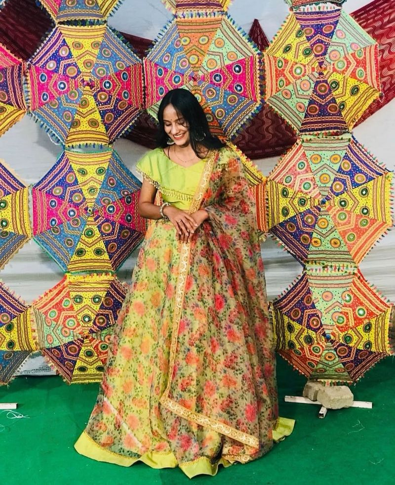 Elegant Floral Lehenga Choli Set