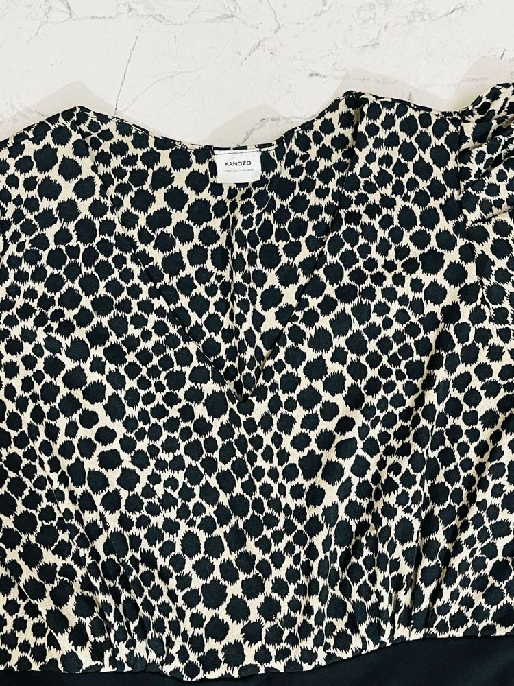 KANOZO Animal Print Top