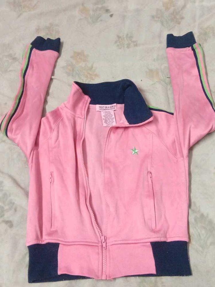 Cute Pink Jacket Winter Wear